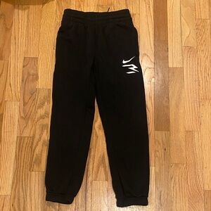 Nike 3BRAND by Russell Wilson Kids Black Sweatpants size Small